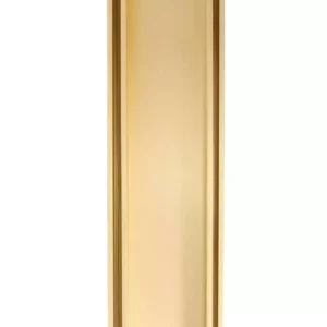 Lauxes Aluminium Matte Yellow Gold Slimline Tile Insert Grate 21 (MYGSTI21) 100 x 100 x 21mm [Top and Bottom]Per CM